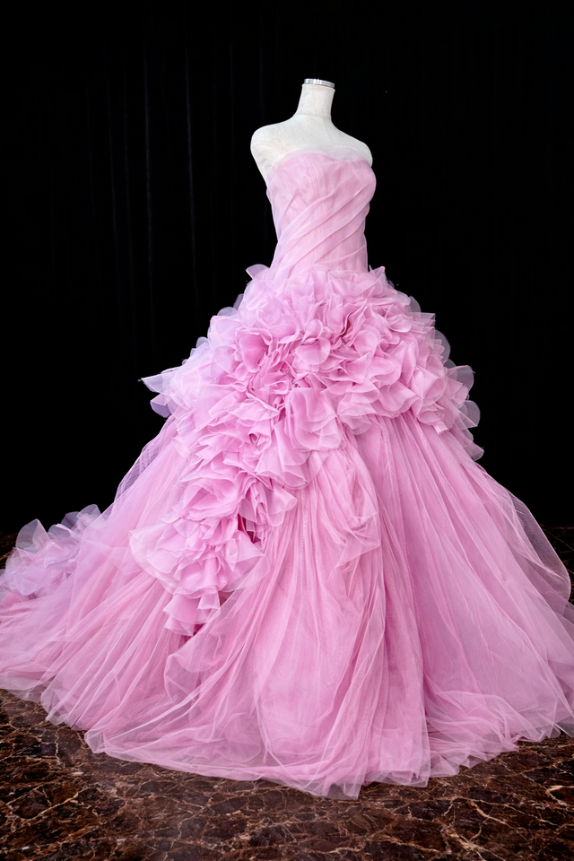 サイズ補正なしUS-2のヘイリーペタルピンク