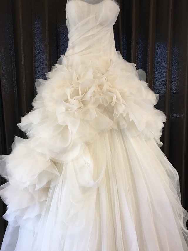 VERA WANG Hayley (ヴェラウォン ヘイリー)のドレスクリーニング(東京都のお客様からのご依頼品)